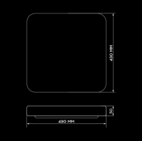 Світильник LED SMART SML-S21-80/2-DIY 3000-6000K 80Вт з д/у